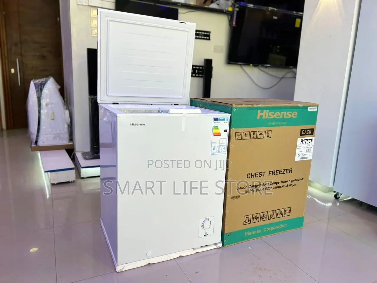 Freezer H180cf Liter 150 Both White and Silver 