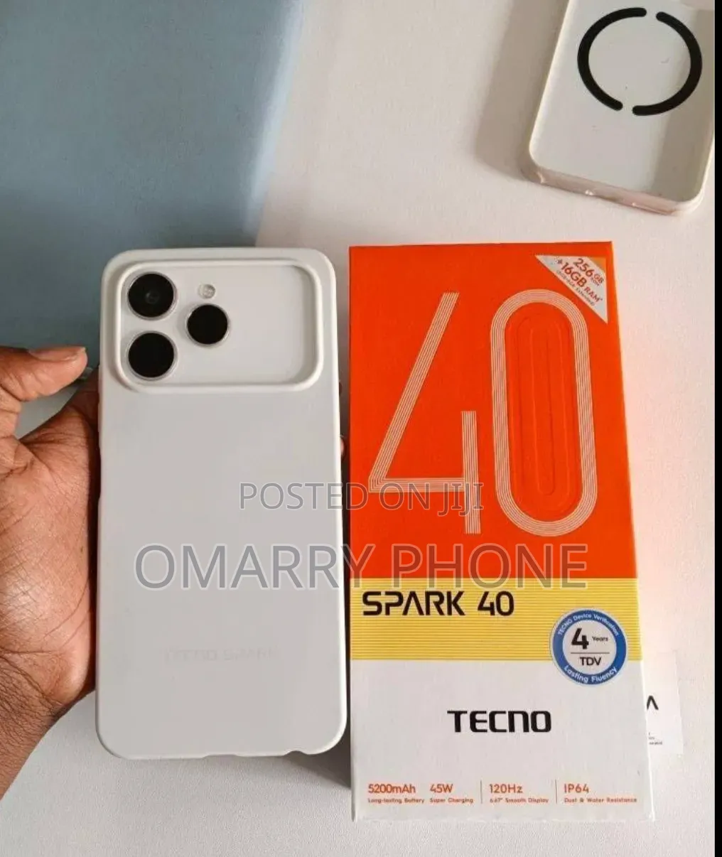 New Tecno Spark 40 256 GB White