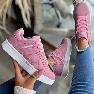 Pink Adidas Superstar Sneakers