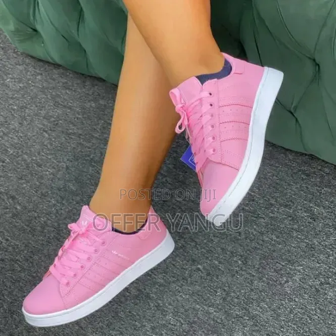 Pink Adidas Superstar Sneakers