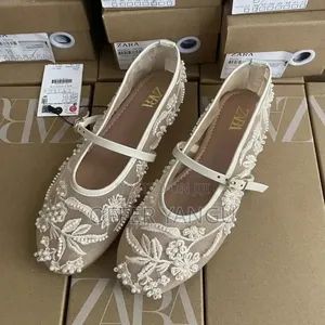 Zara Embroidered Pearl
