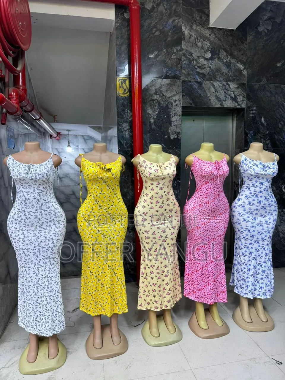 Floral Spaghetti Strap Dress