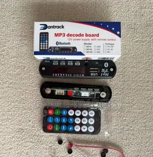 Antrack 12v Mp3 Decoder Board With Bluetooth And Remote Control.