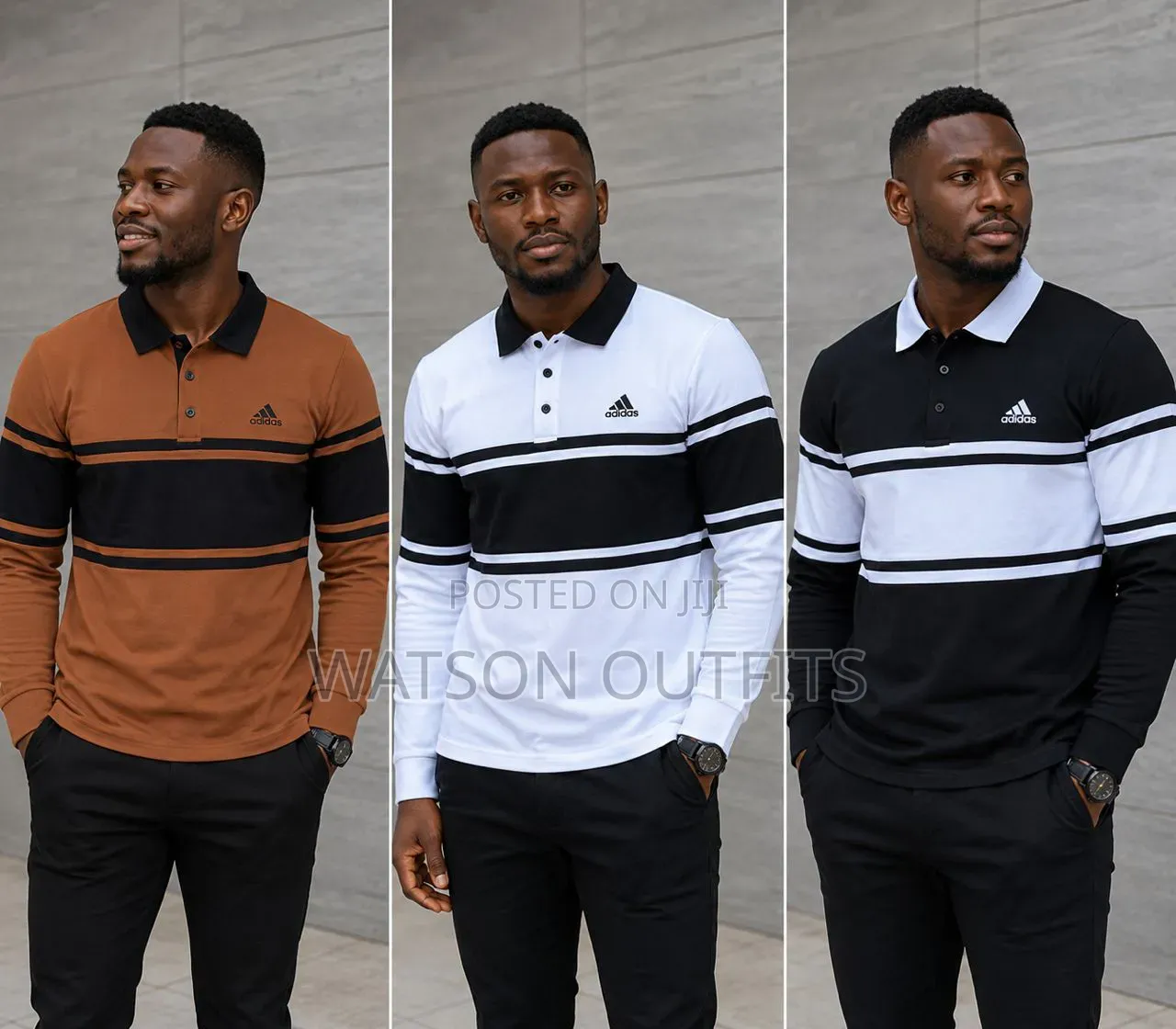 Adidas Branded Men's Original Tshirts Smartly Nicely Long Sleeved