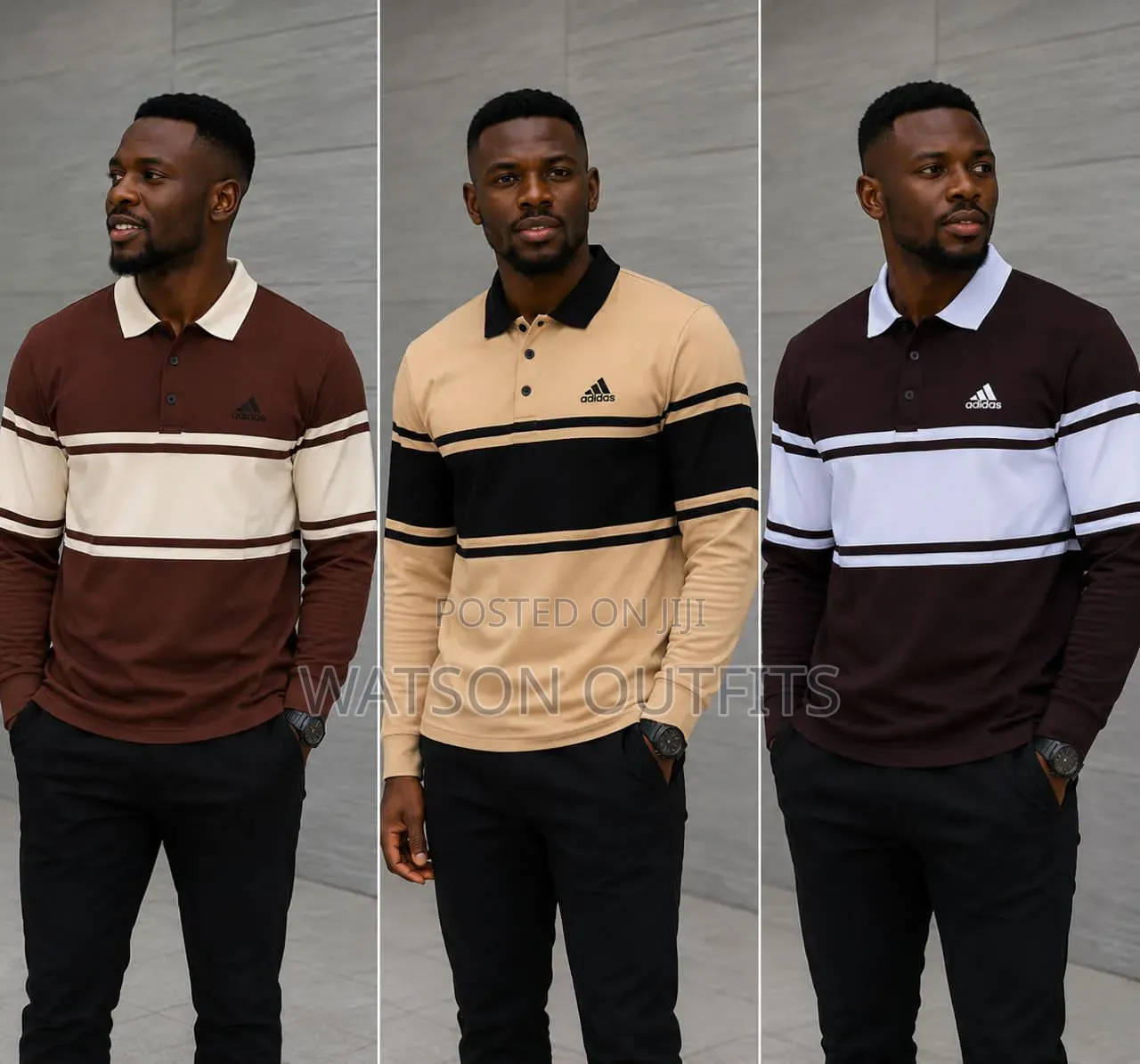 Adidas Branded Men's Original Tshirts Smartly Nicely Long Sleeved
