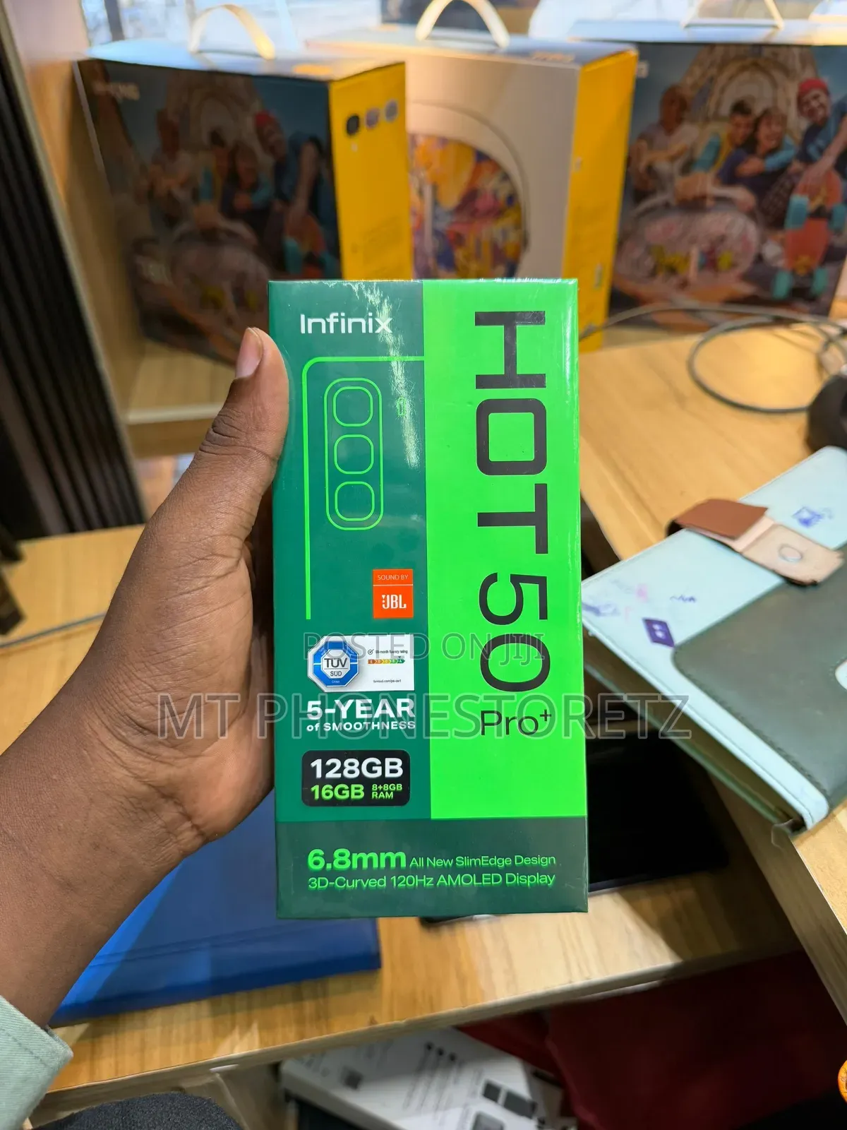 New Infinix Hot 50 Pro+ 4G 128 GB Black