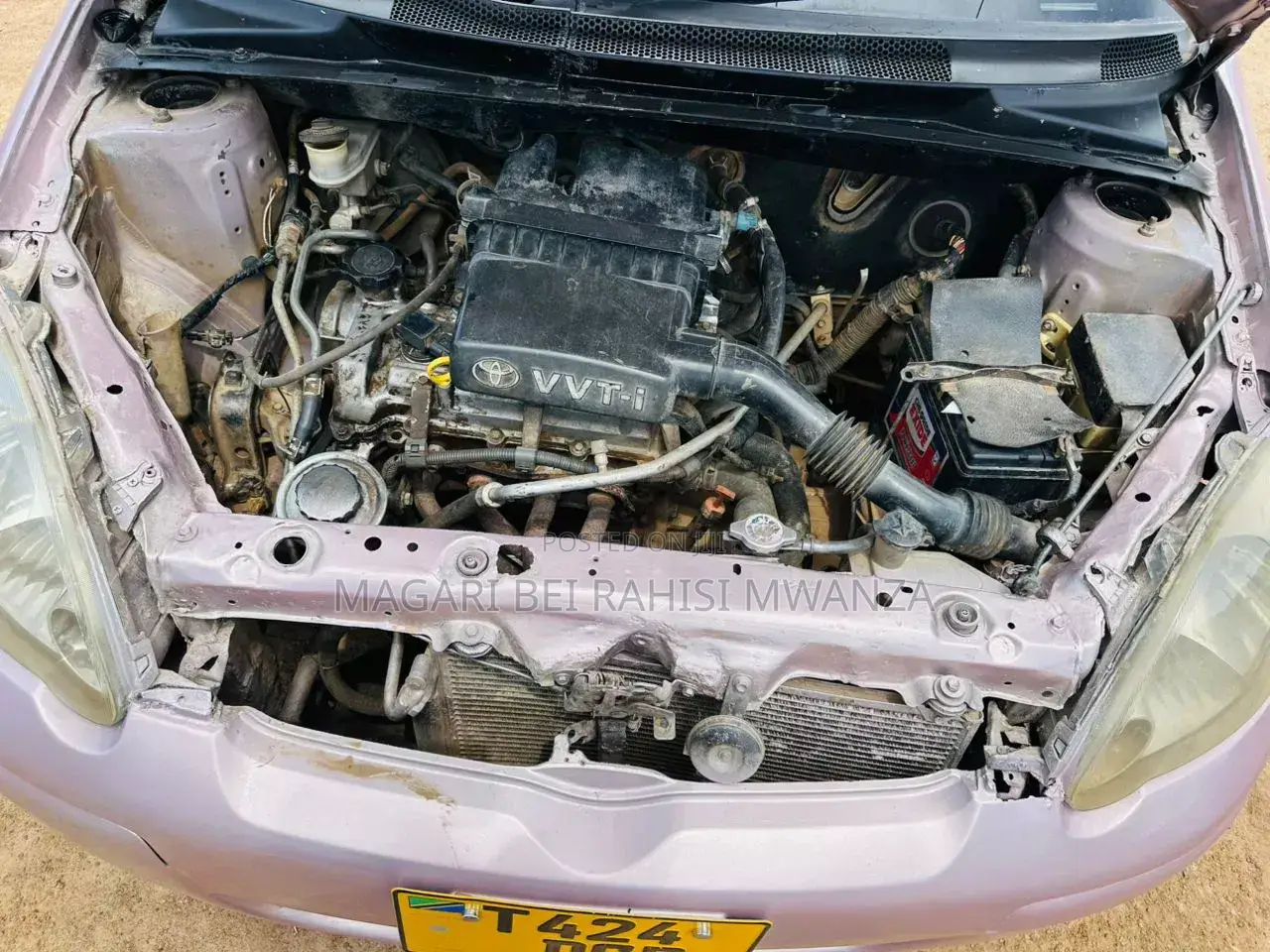 Toyota Vitz 1.0 FWD 3dr 2002 Brown