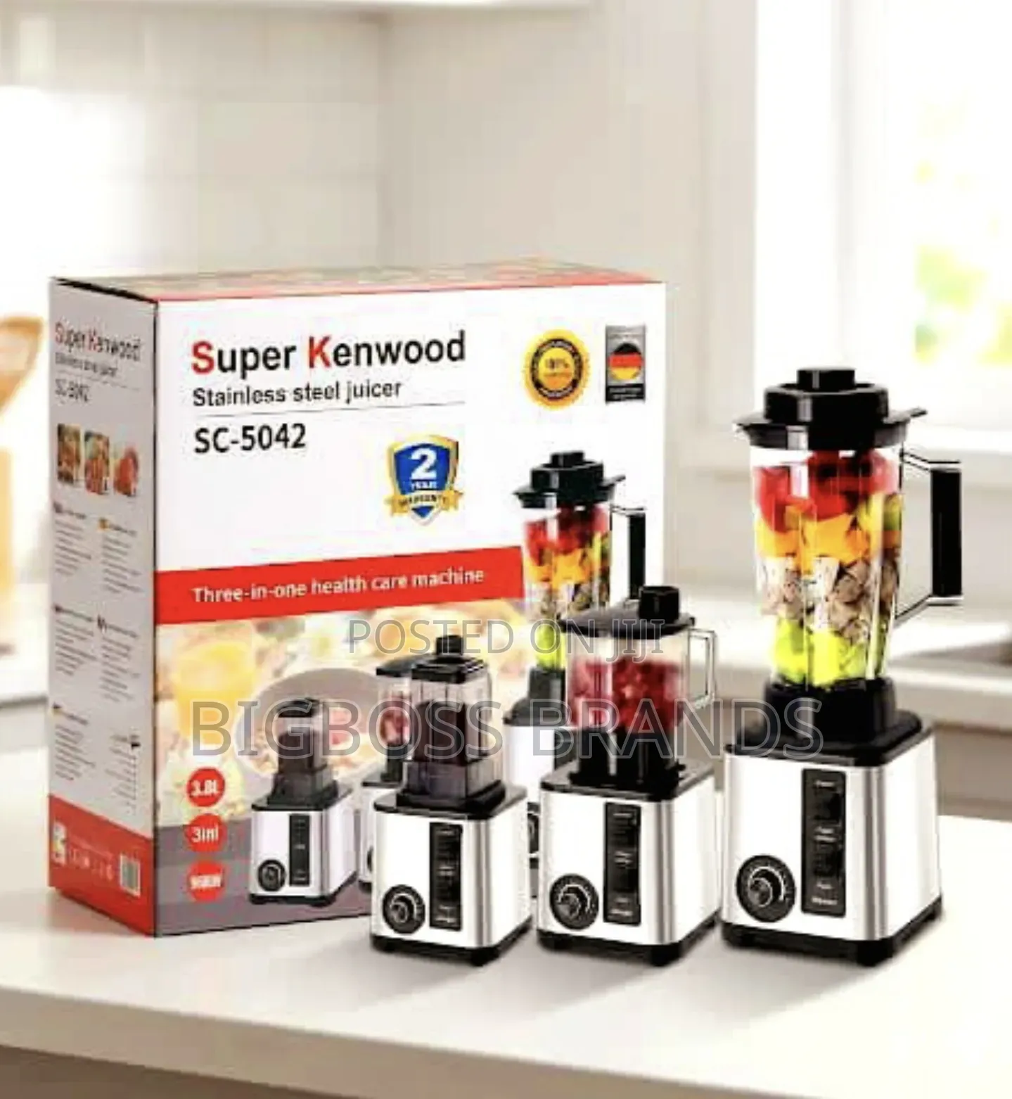 Super Kenwood Blender Big Jar(4l) 3 in 1