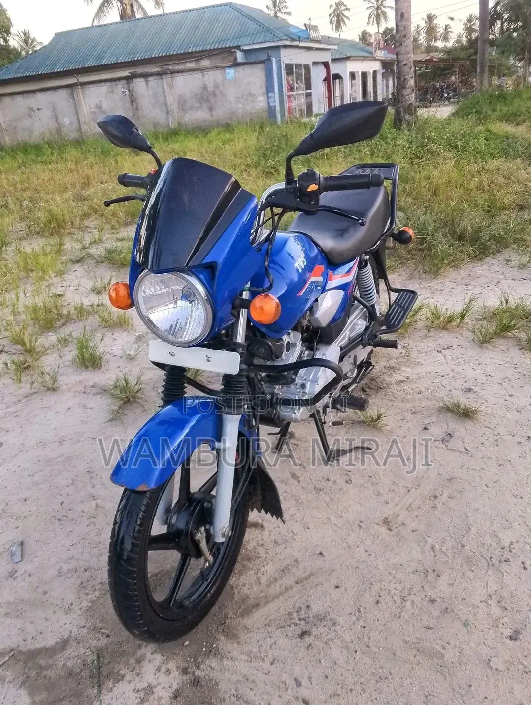 TVS HLX 125 2025 Blue