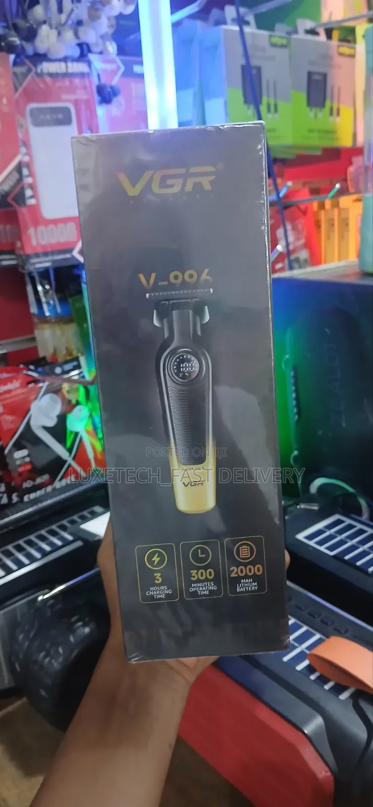 VGR v-196 and v-996 Professional Hair Clipper and Trimmer (2 Machines)