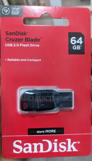 Sandisk Cruzer Blade 64gb Usb 2.0 Flash Drive