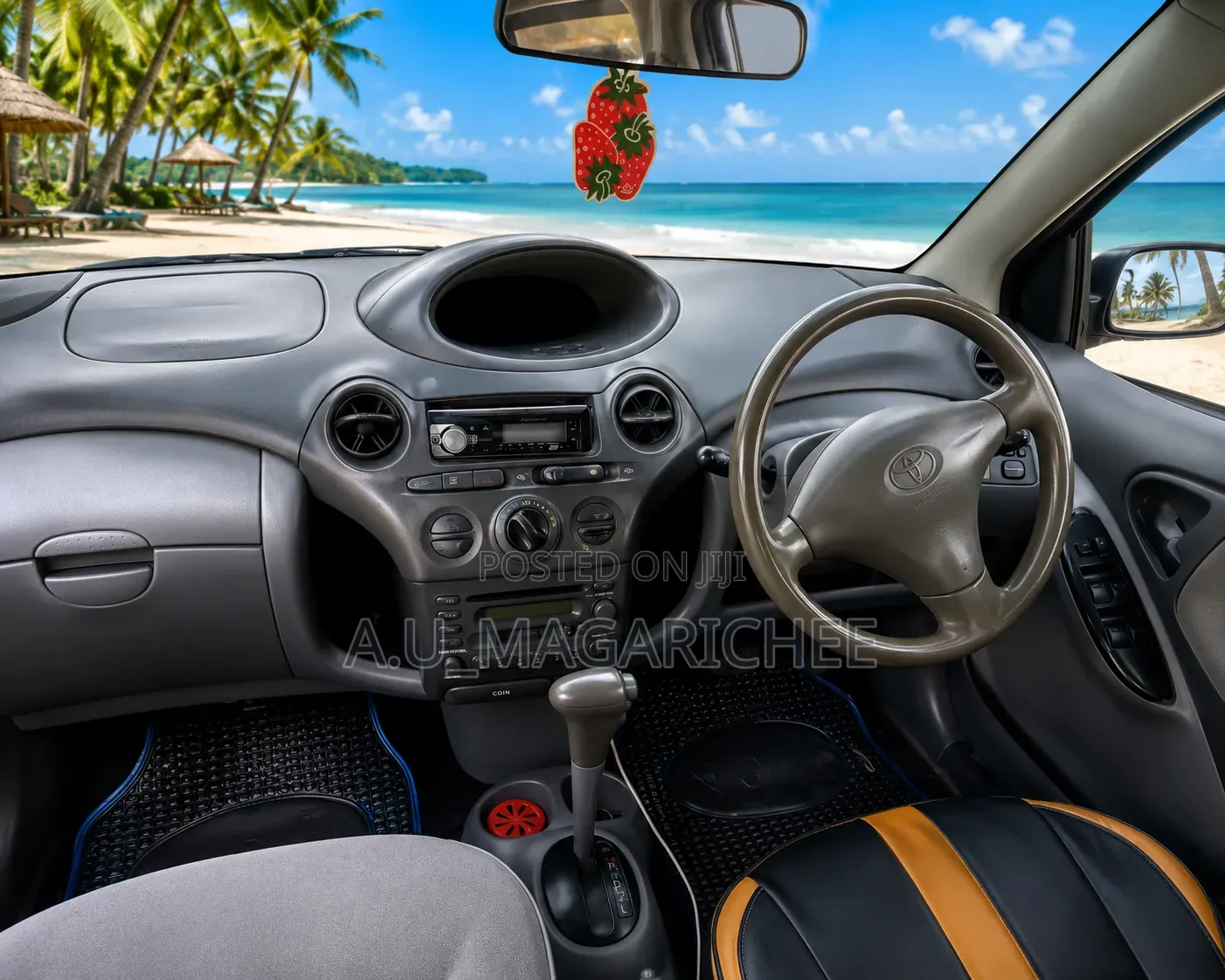 Toyota Vitz 2002 Blue