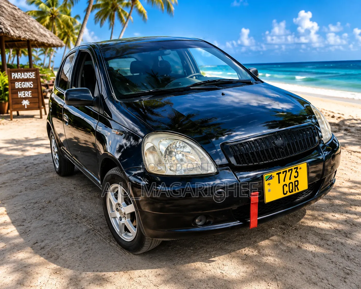 Toyota Vitz 2002 Blue