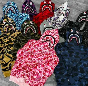 Bape Abc Camo Shark Full Zip- Up Hoodie Available