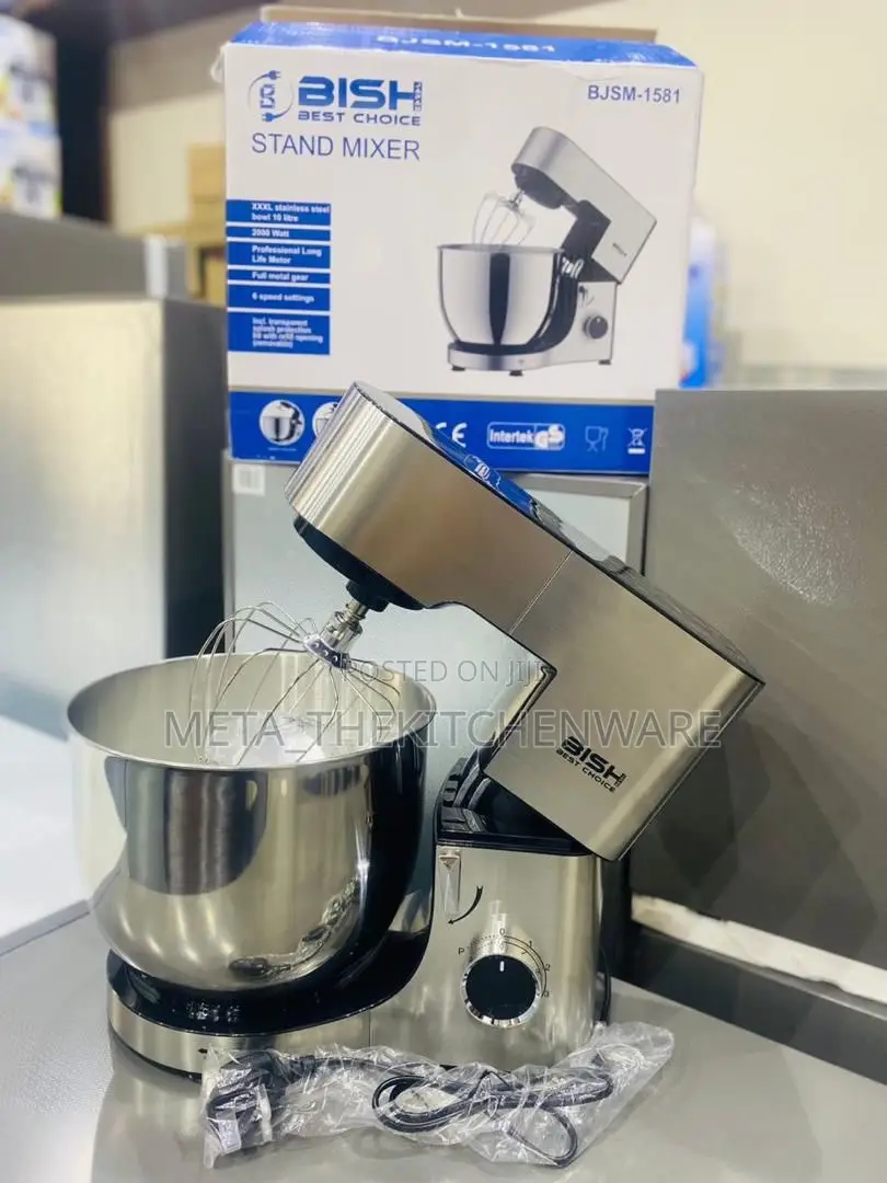 Bish Professional Kitchen Stand Mixer 10 Litres: BJSM-1581