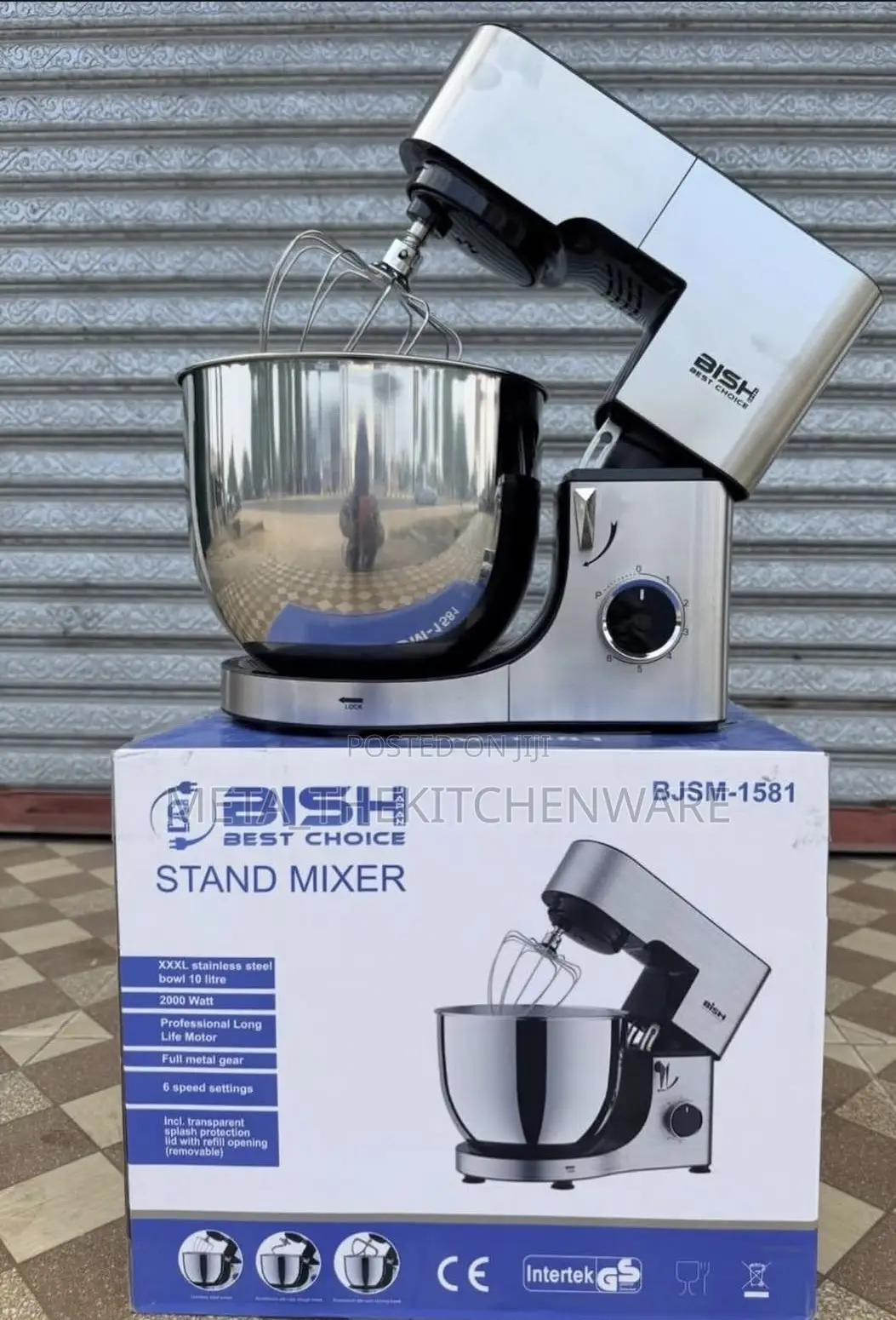 Bish Professional Kitchen Stand Mixer 10 Litres: BJSM-1581