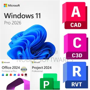 Windows 11 Pro + Autodesk Programs + Microsoft Office + Project Pro
