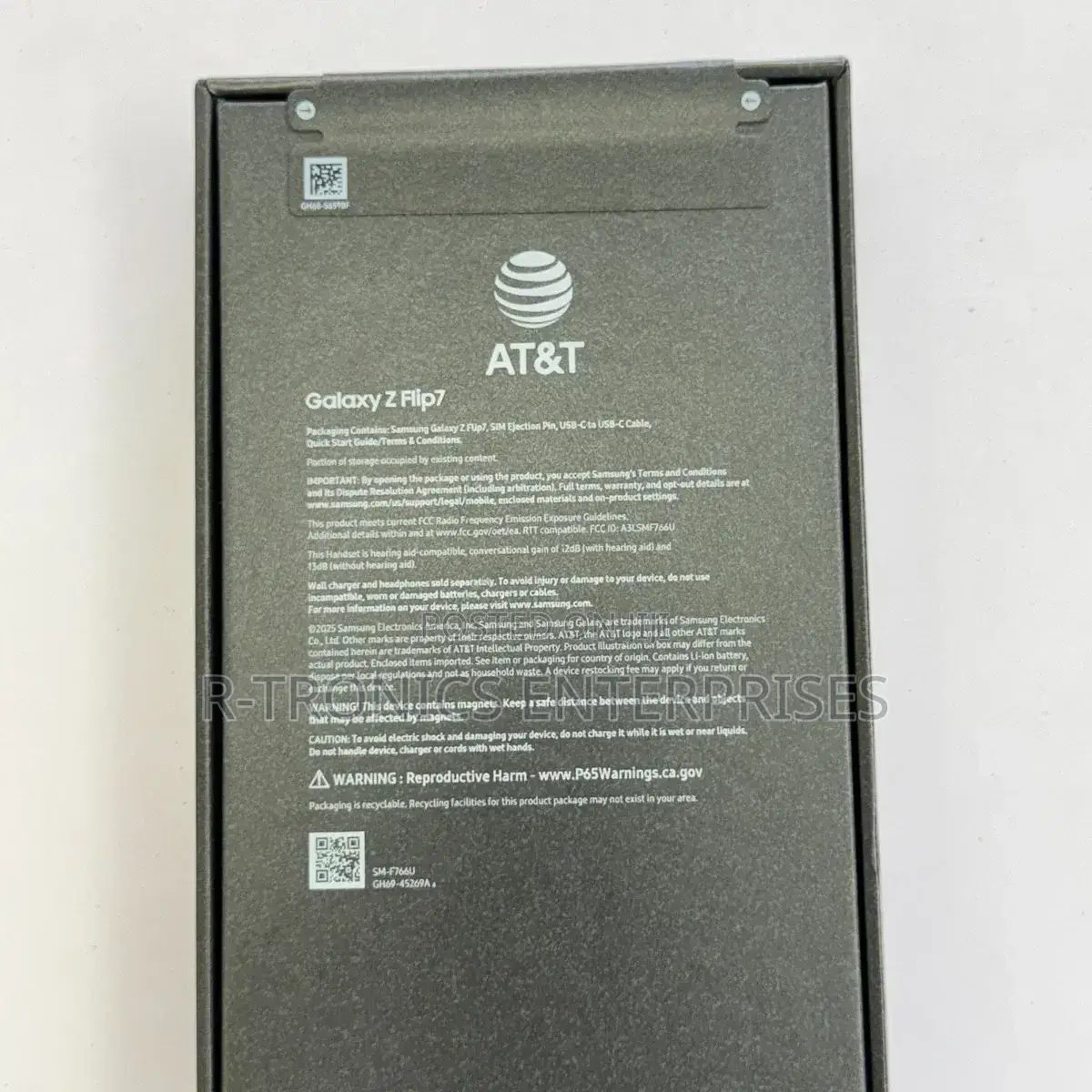 New Samsung Galaxy Z Flip7 256 GB Black