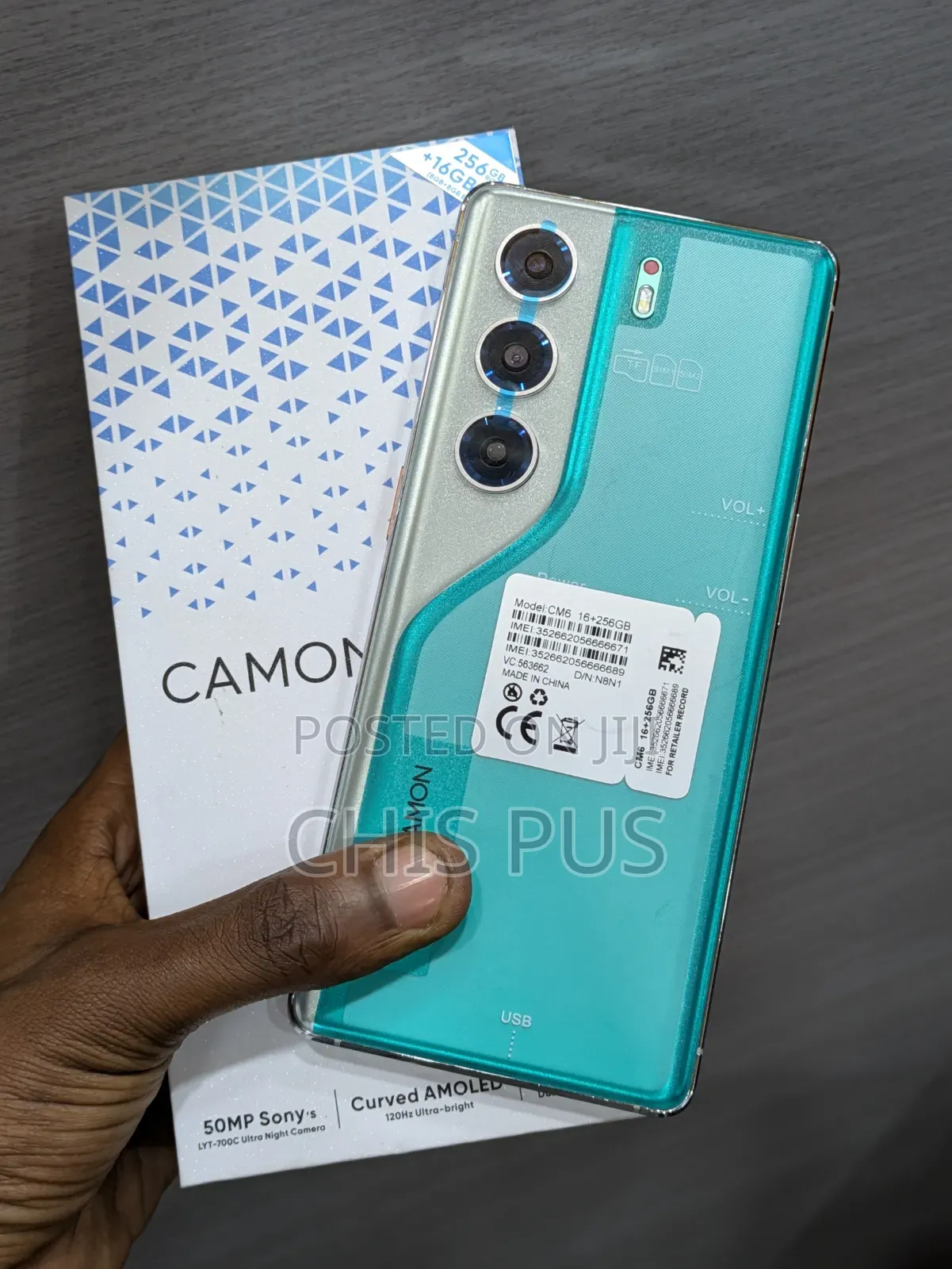 New Tecno Camon 40 Pro 5G 256 GB Green