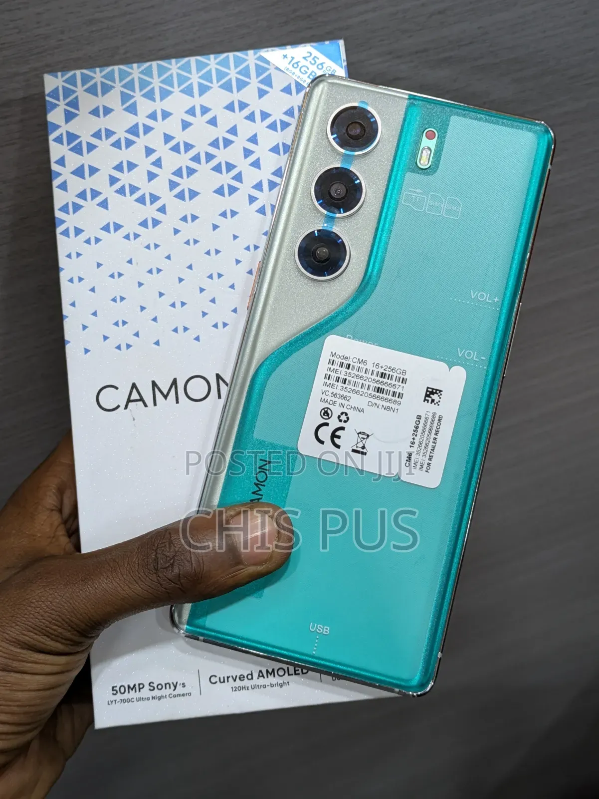 New Tecno Camon 40 Pro 5G 256 GB Green