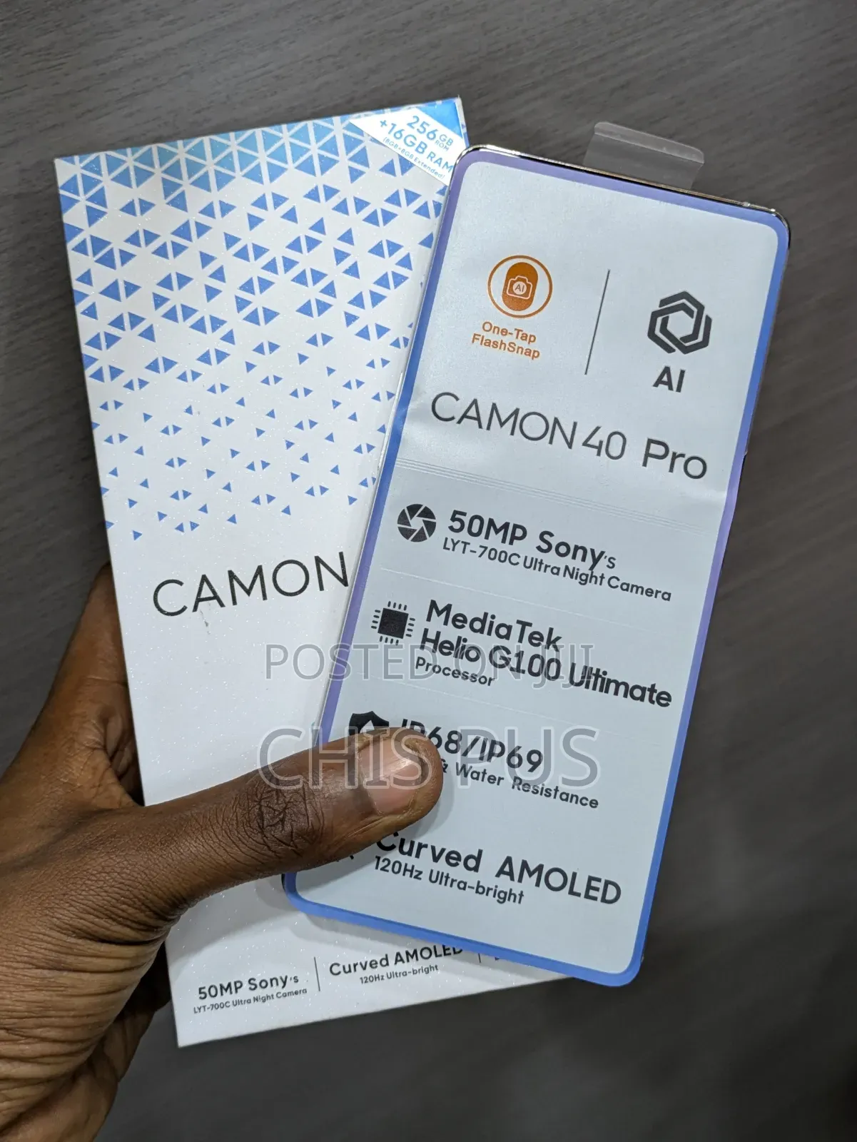 New Tecno Camon 40 Pro 5G 256 GB Green