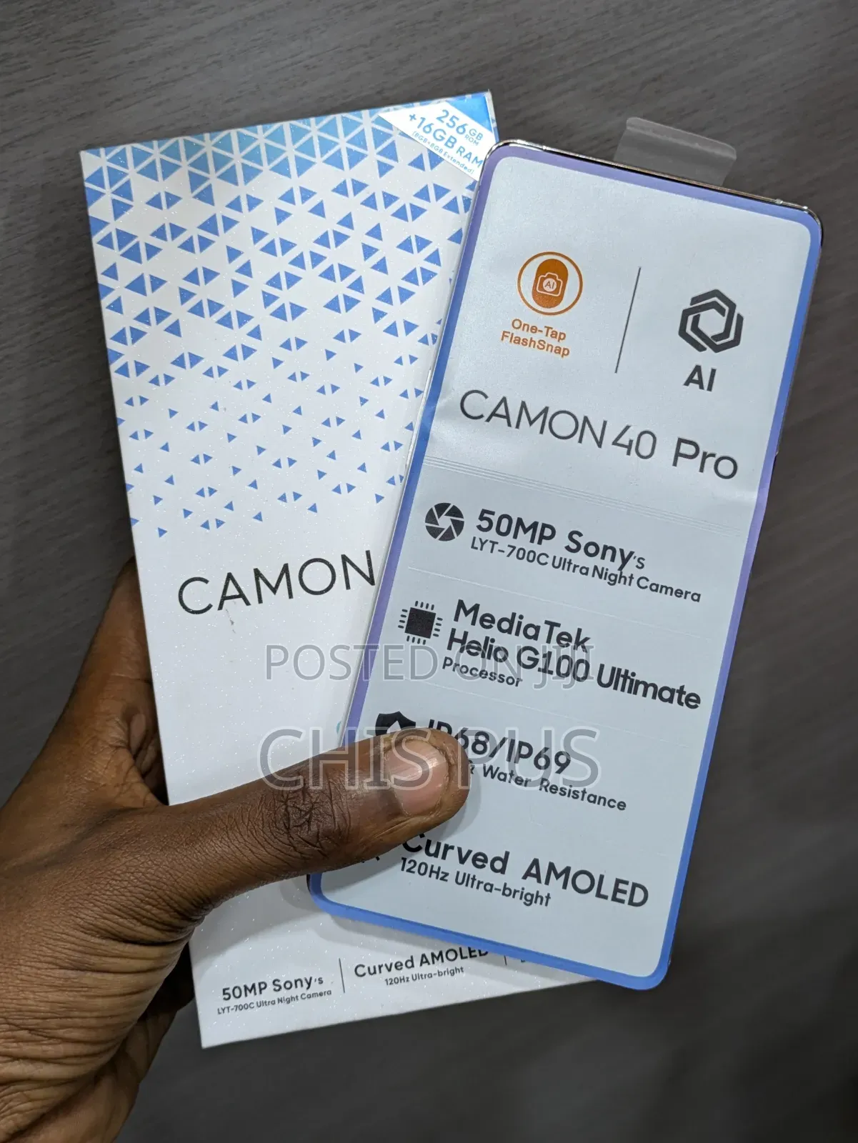 New Tecno Camon 40 Pro 5G 256 GB Green