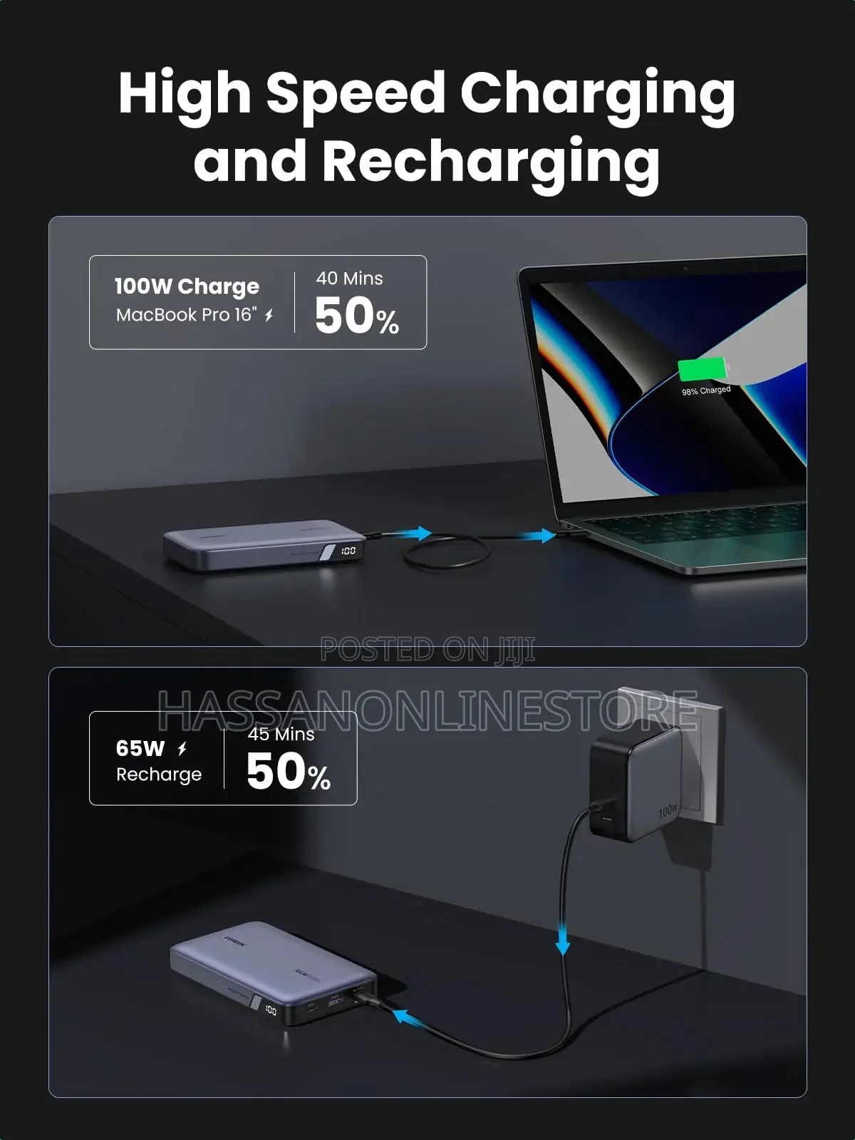 Ugreen Nexode Power Bank 20000mah 100w
