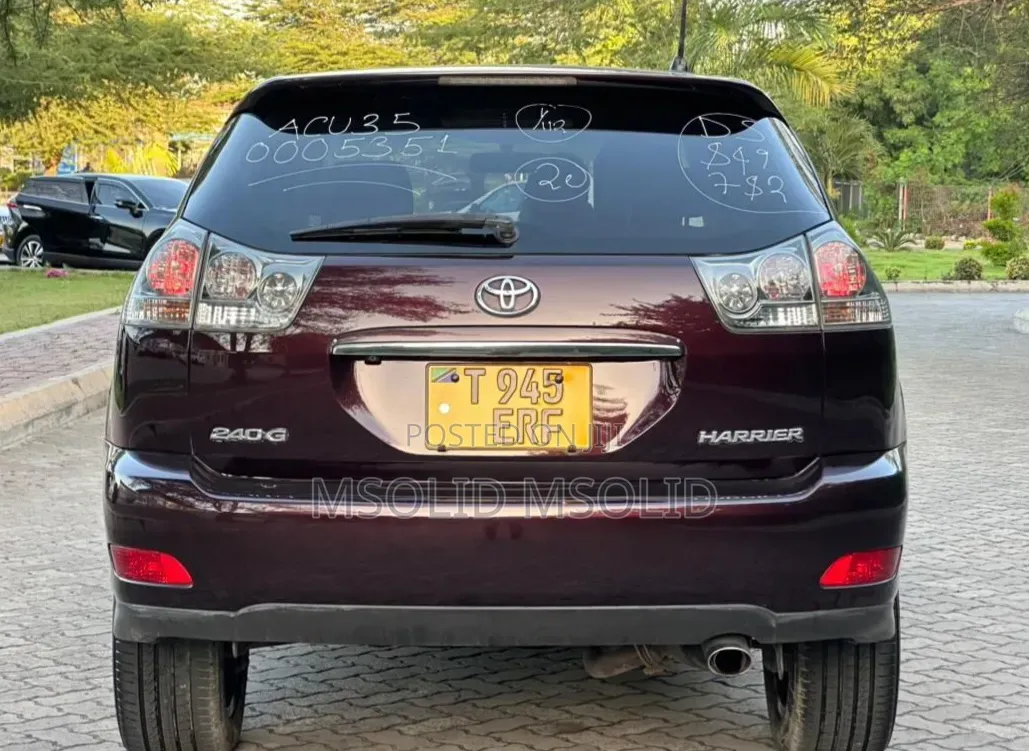 Toyota Harrier 2005 Burgundy