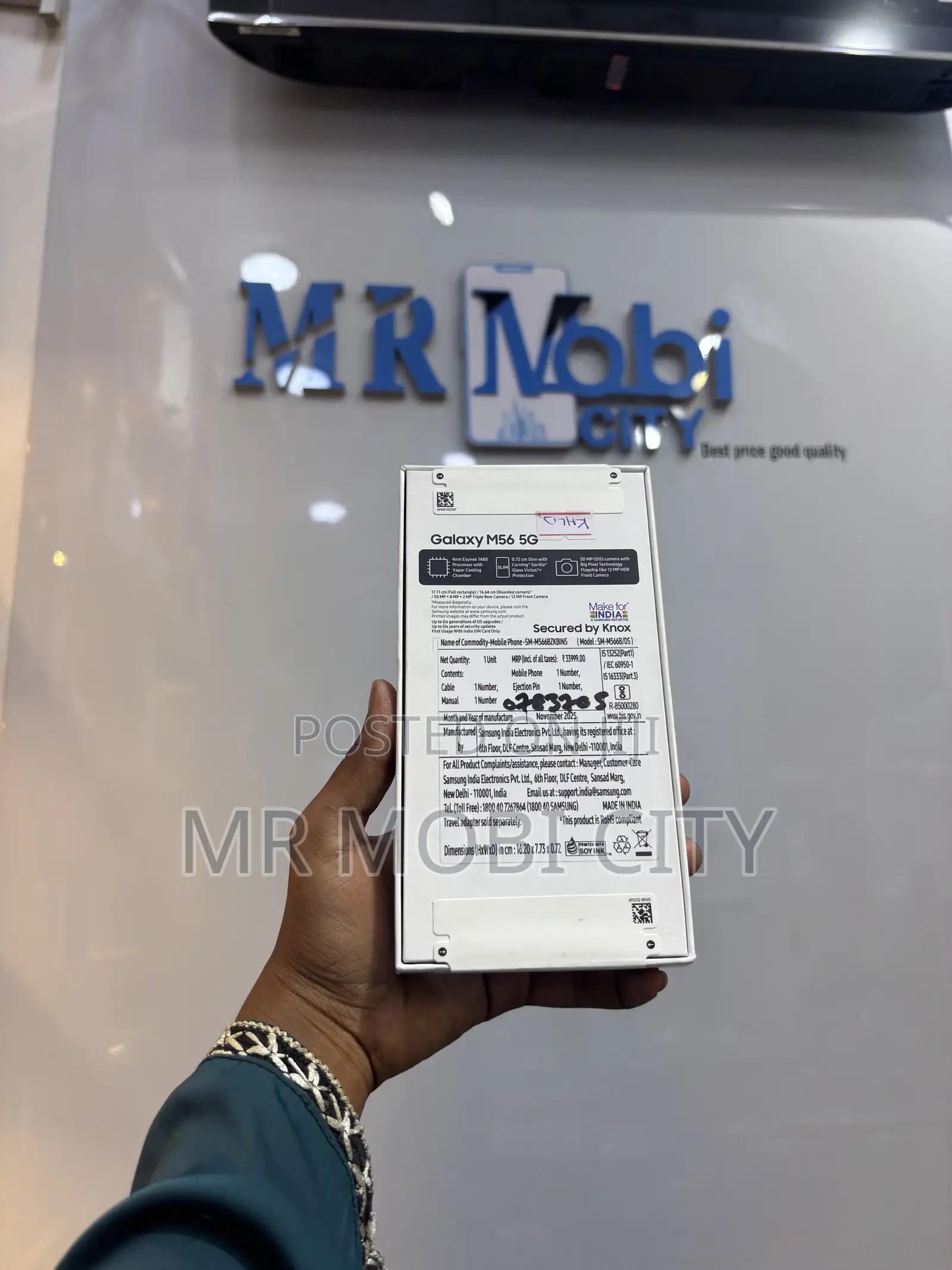 New Samsung Galaxy M56 5G 256 GB Black