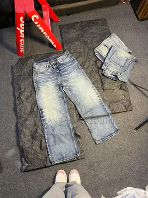 Balenciaga Wide Legs Jeans Collection Available