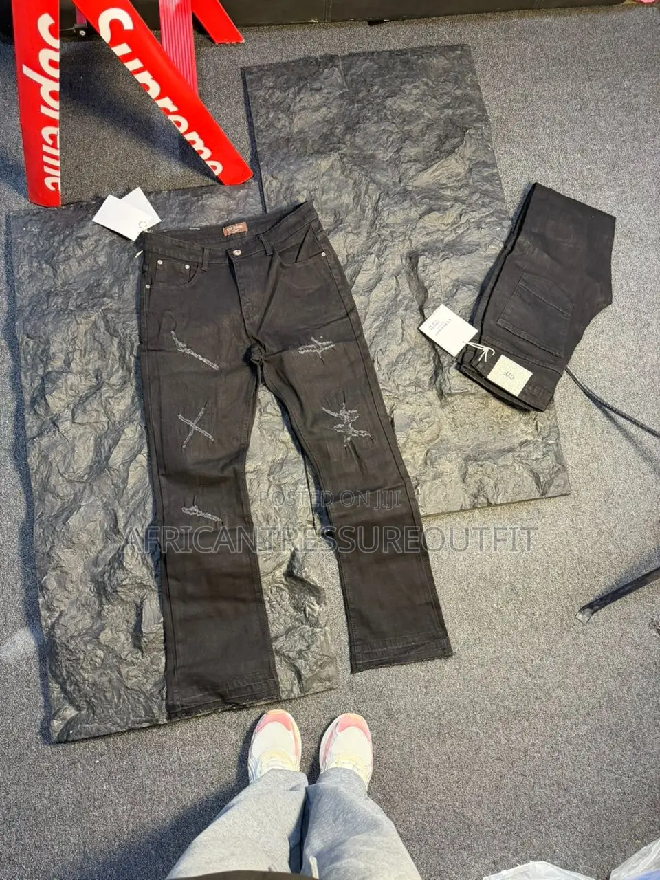 Balenciaga Wide Legs Jeans Collection Available