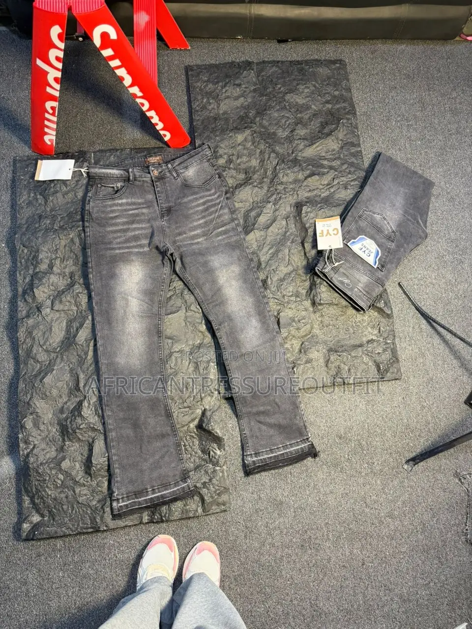 Balenciaga Wide Legs Jeans Collection Available