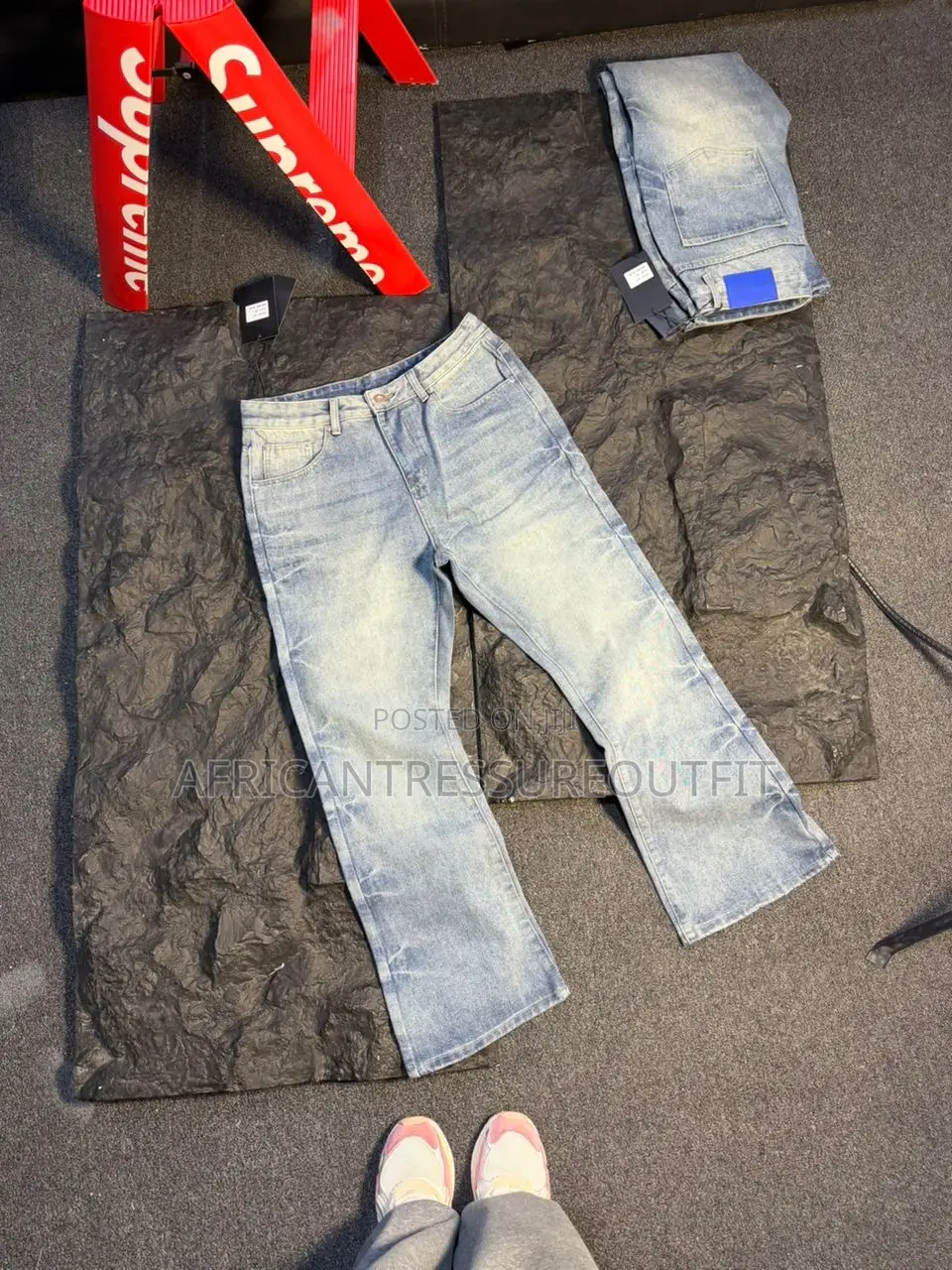 Balenciaga Wide Legs Jeans Collection Available