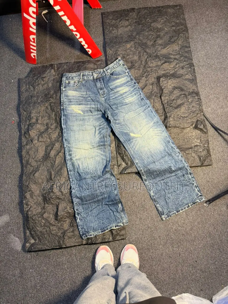 Balenciaga Wide Legs Jeans Collection Available