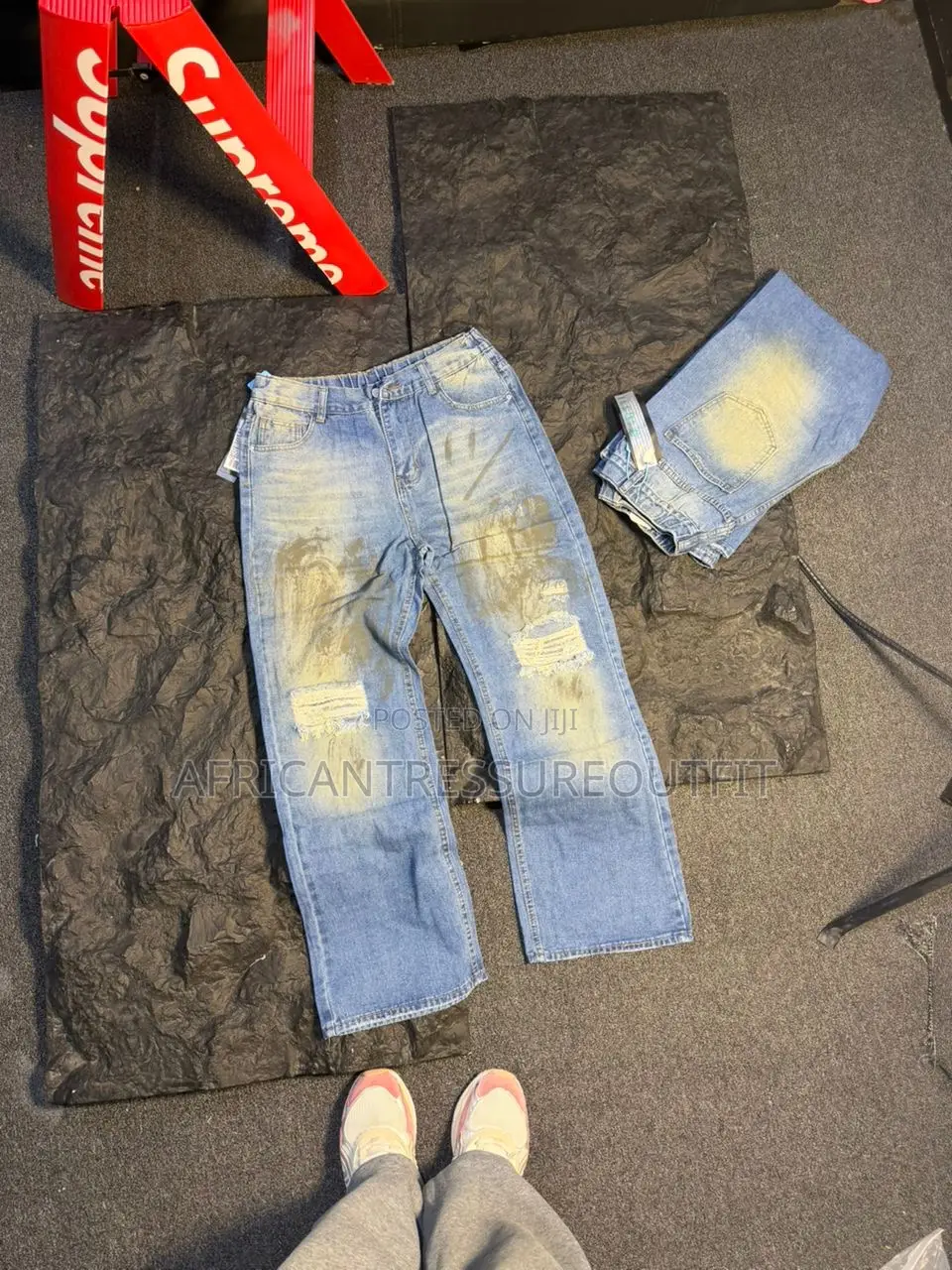 Balenciaga Wide Legs Jeans Collection Available