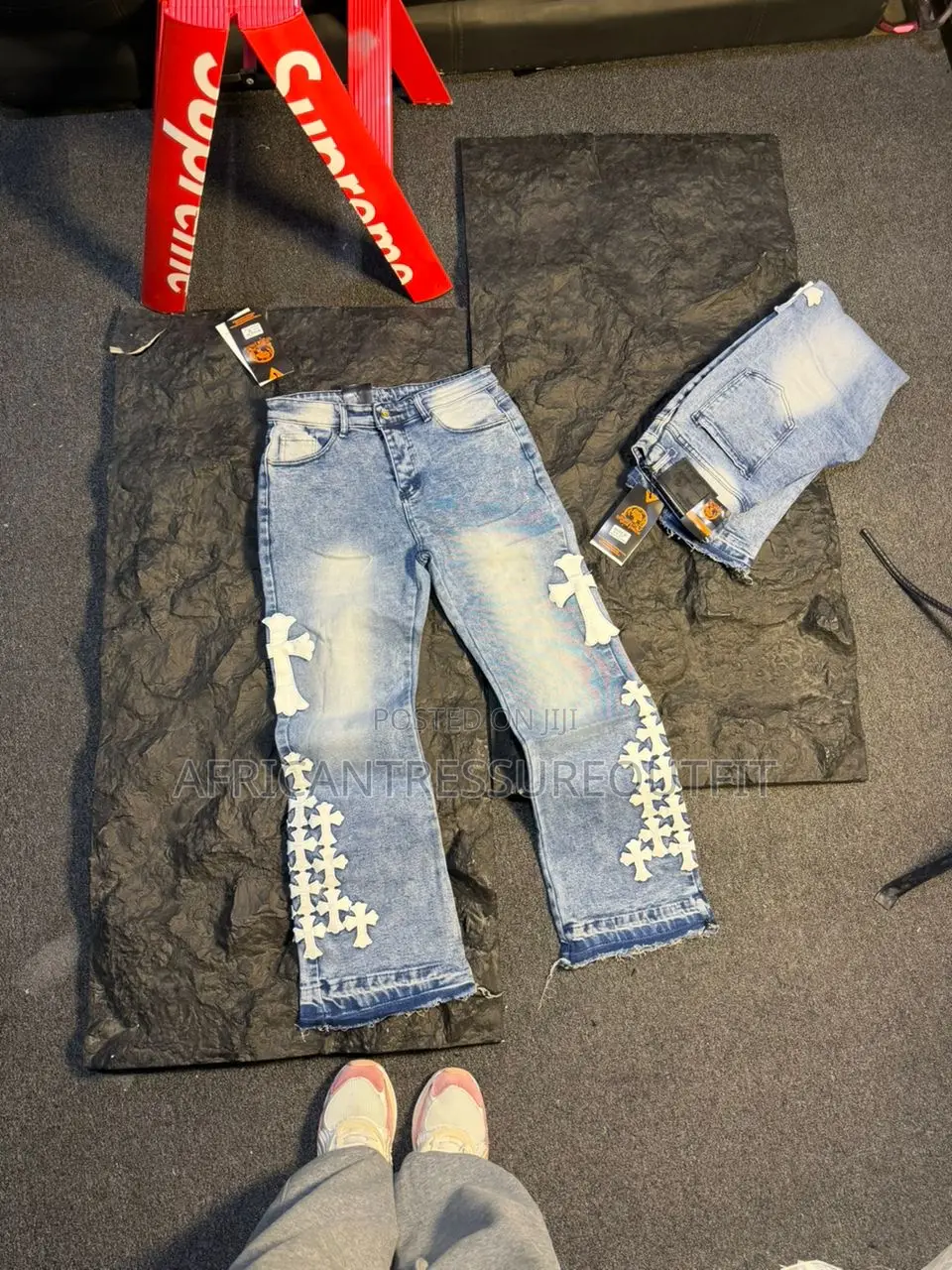 Balenciaga Wide Legs Jeans Collection Available
