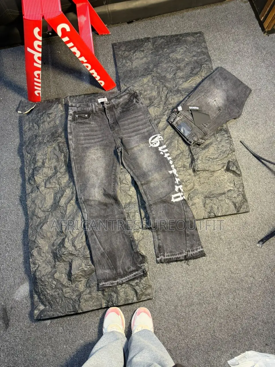 Balenciaga Wide Legs Jeans Collection Available