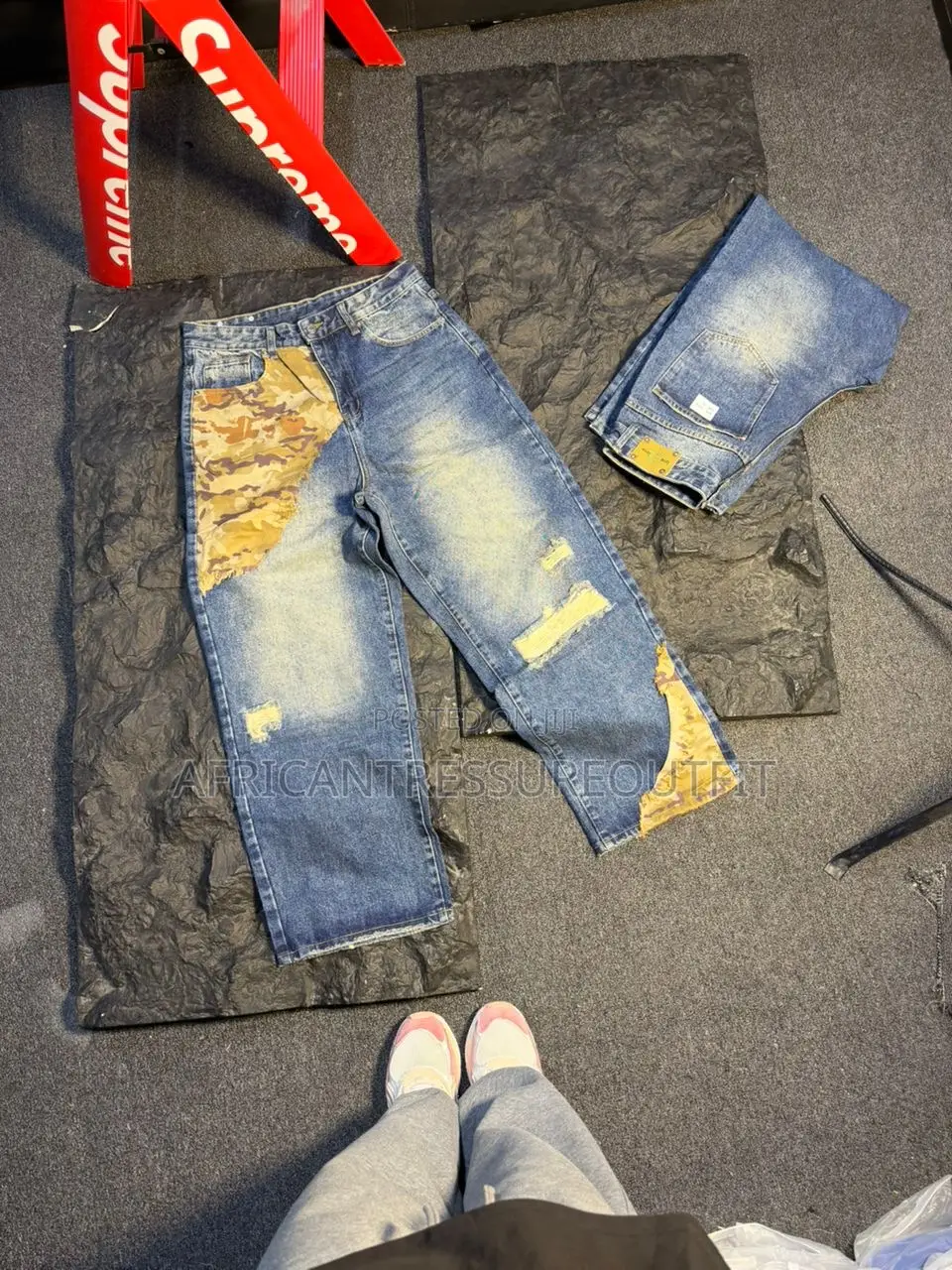 Balenciaga Wide Legs Jeans Collection Available