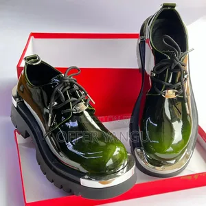 Balenciaga Patent Leather Derby Shoes