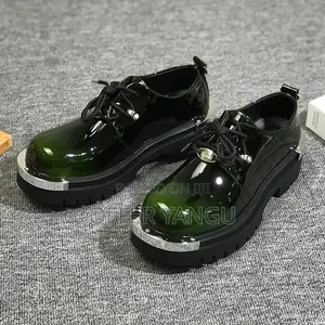Balenciaga Patent Leather Derby Shoes