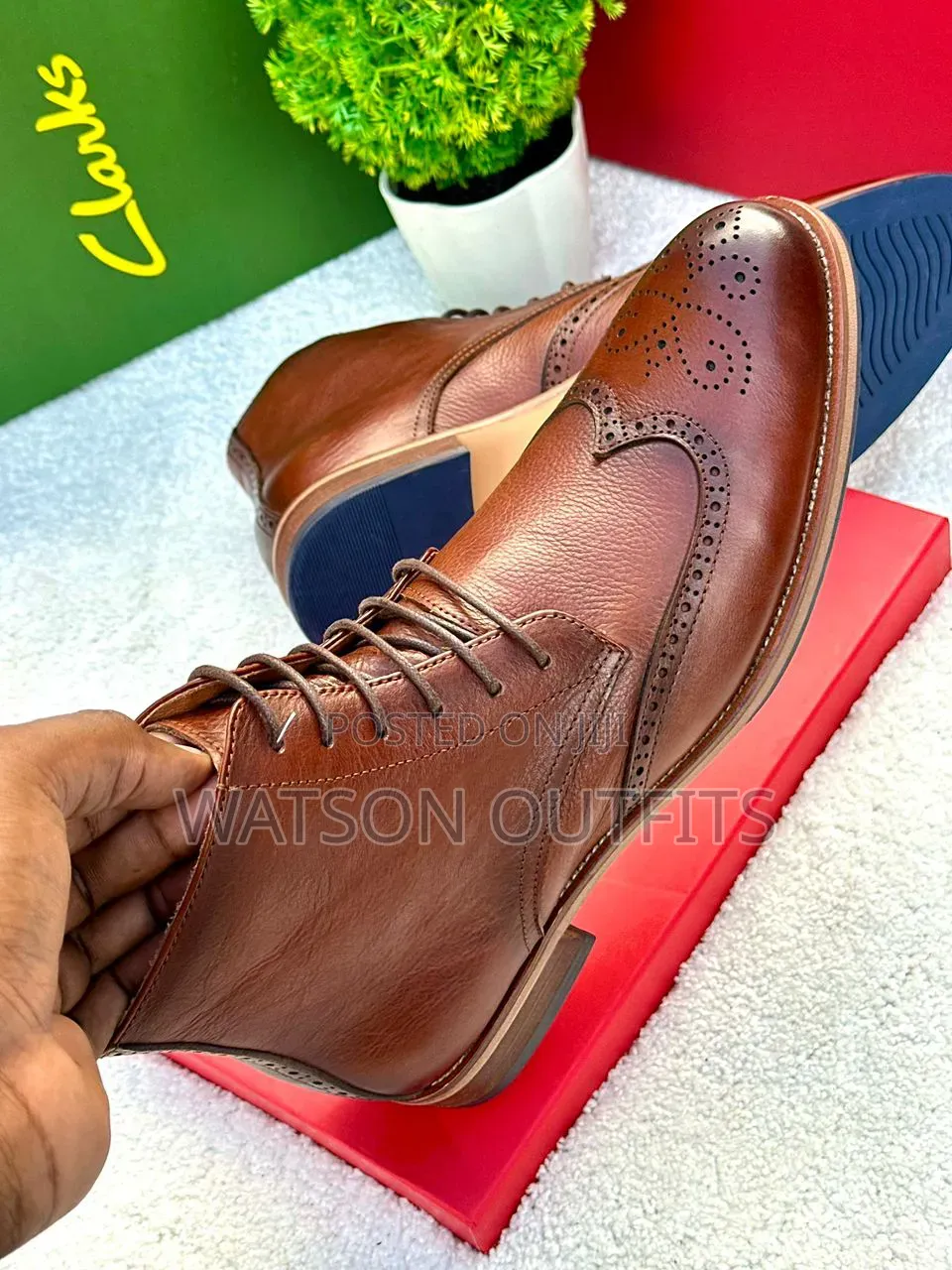 Men's Leather Shoes or Boots Leathered for Male or Men's