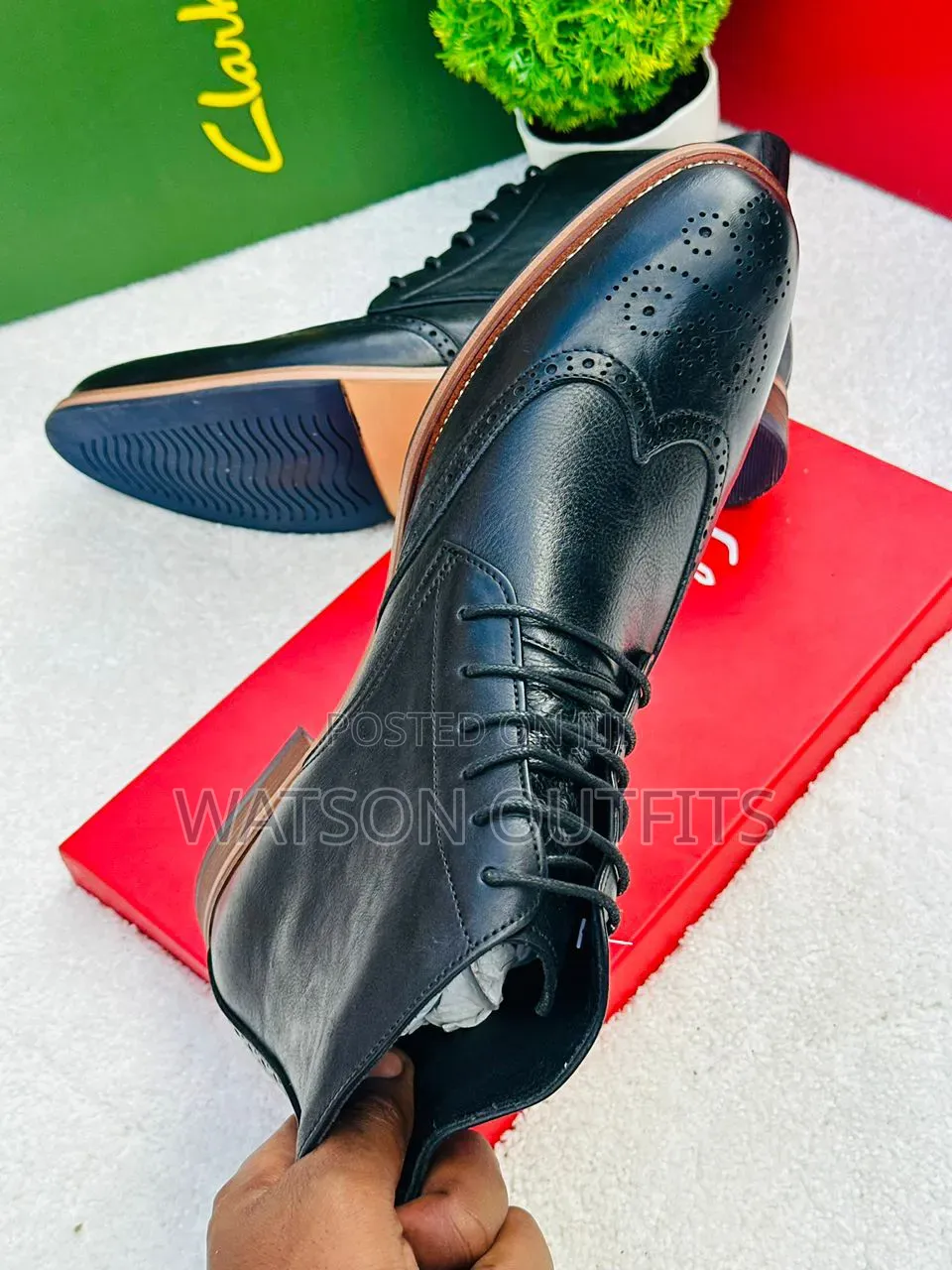 Men's Leather Shoes or Boots Leathered for Male or Men's