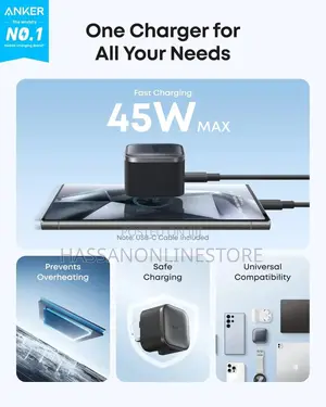 Anker Nano Usb C Charger 45w Foldable PPS Fast Charger B2692