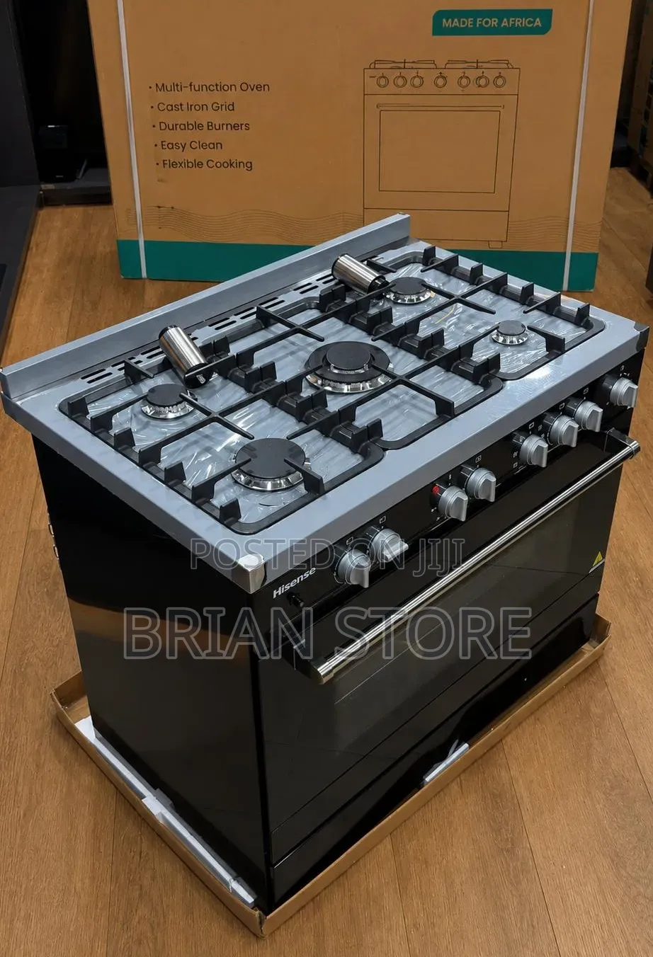 Hisense Gas Cooker 5 Burners