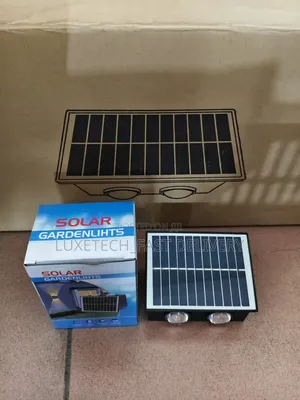 Up And Down Led Solar Garden Wall Light With 4 Bulbs