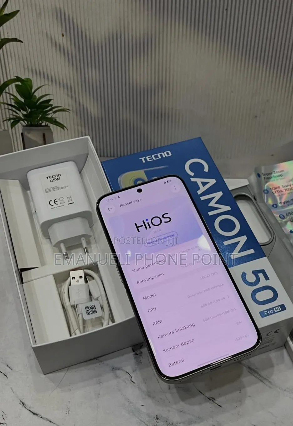 New Tecno Camon 50 Pro 256 GB Black