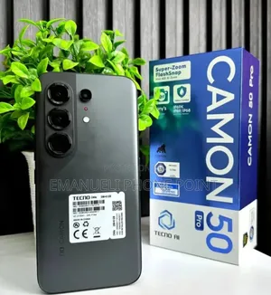 New Tecno Camon 50 Pro 256 GB Black