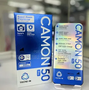 New Tecno Camon 50 Pro 256 GB Gray