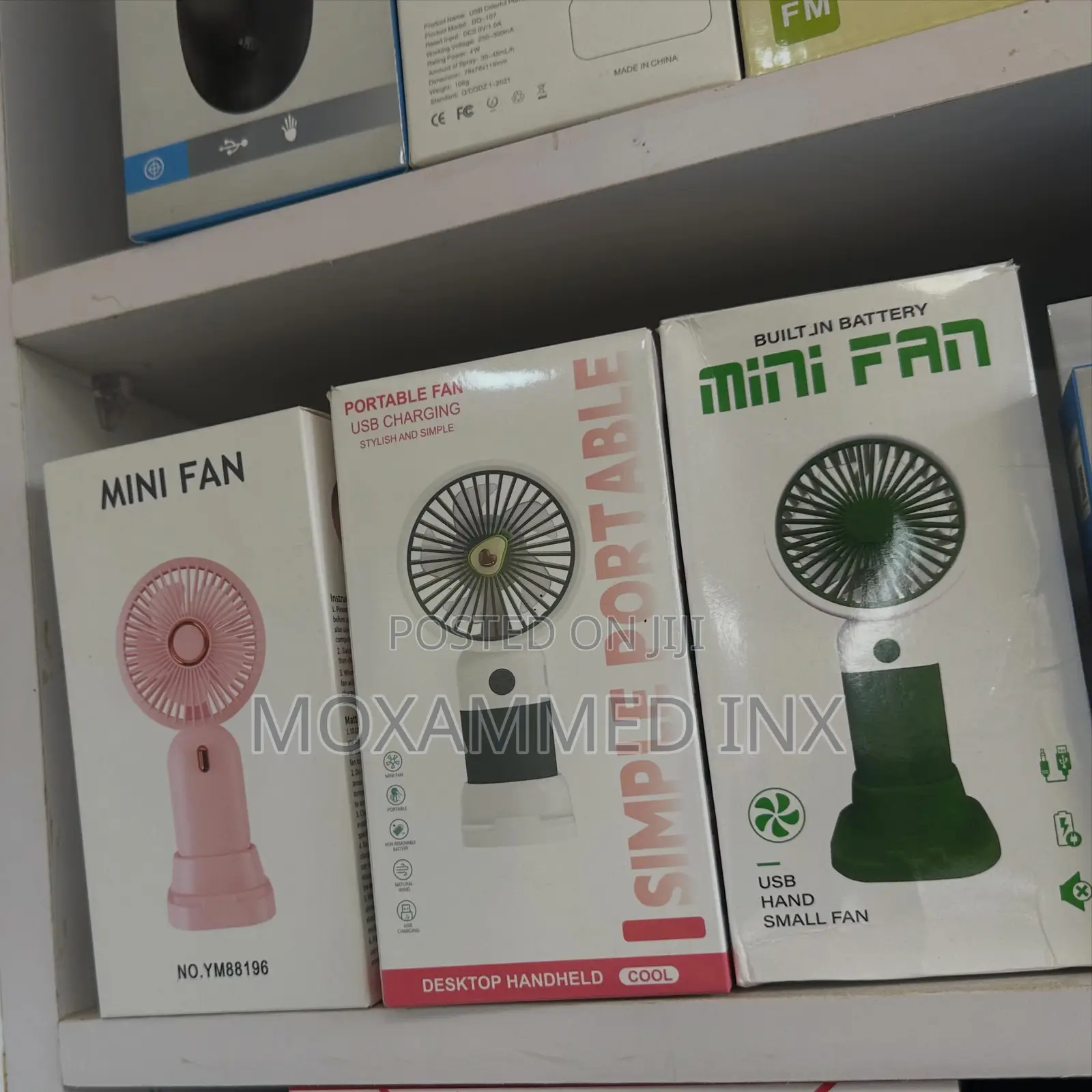 Miniportable Rechargable Fan
