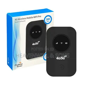 Universal Pocket Wifi Router–300mbps | 10 Users | Battery 8–10 Hours